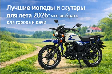 Лучшие мопеды и скутеры для лета 2026: что выбрать для города и дачи