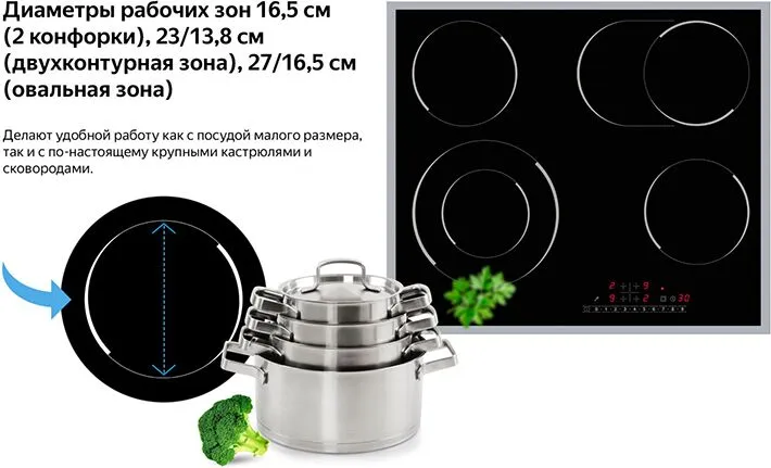 Электрическая варочная панель Weissgauff HV642BS