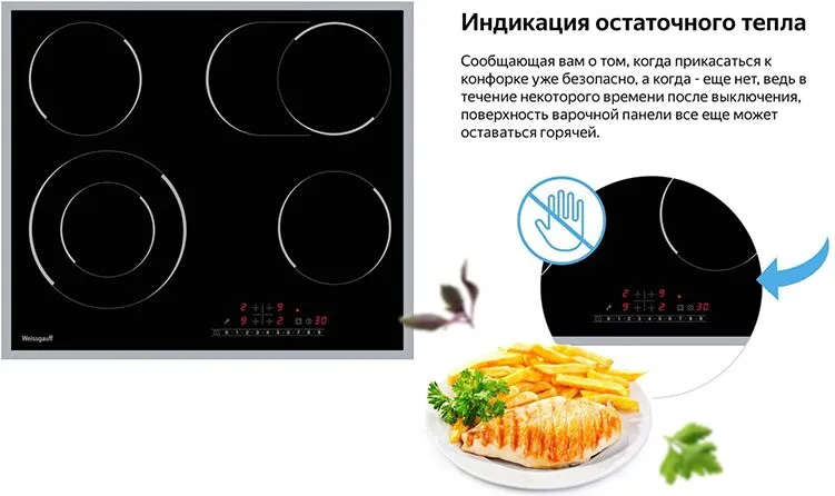 Электрическая варочная панель Weissgauff HV642BS