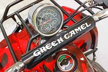 Квадроцикл GreenCamel Гоби K31 (36V 800W R6 Цепь) ножной тормоз, армейский красный