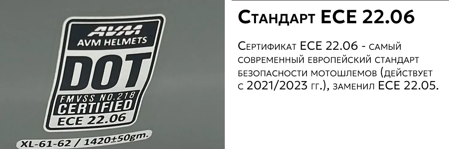 AVM 903 стандарт ECE 22.06.