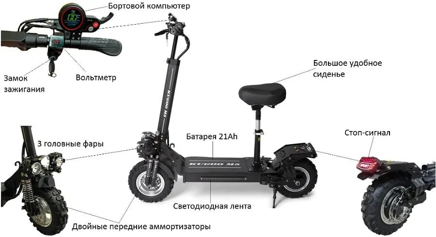 Электросамокат Kugoo M5