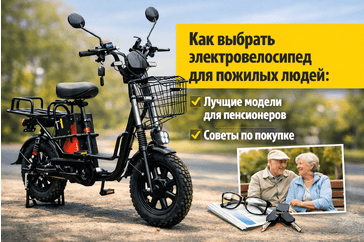 Как выбрать электровелосипед для пожилых людей: лучшие модели для пенсионеров и советы по покупке