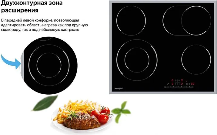 Электрическая варочная панель Weissgauff HV642BS