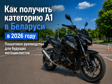 Как получить категорию А1 в Беларуси в 2026 году: пошаговое руководство для будущих мотоциклистов