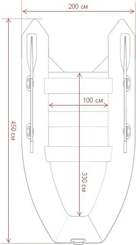 Надувная лодка GLADIATOR E450S