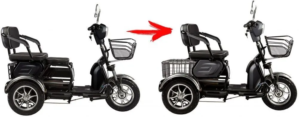 Электротрицикл Eltreco RuTrike S2 V2 трансформер