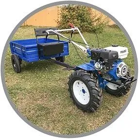 Мотоблок brado и прицеп forza-6М