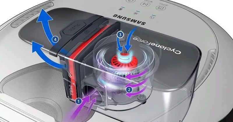Пылесос-робот Samsung VR10M7010UW