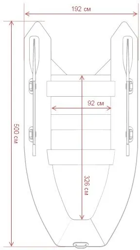 Надувная лодка GLADIATOR D500AL