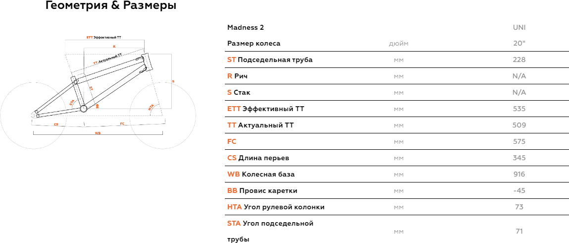 Велосипед Stark'21 Madness BMX 2