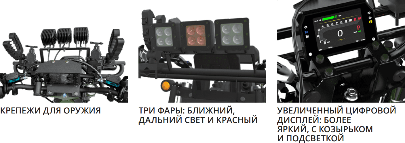 Электромотоцикл Baltmotors Bulldog 3.0 (2×1)