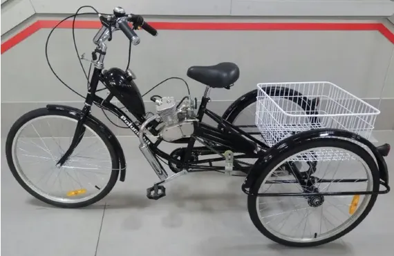 Трехколесный велосипед с мотором Фермер (усиленная рама)