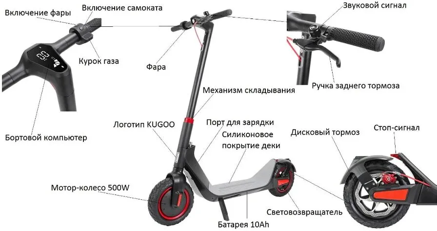Электросамокат Kugoo G Max