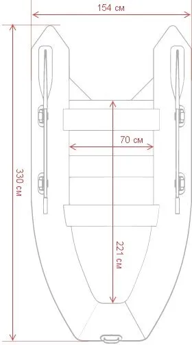 Надувная лодка GLADIATOR B330AD