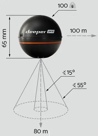Эхолот Deeper PRO EB FLDP-12 (WI FI)