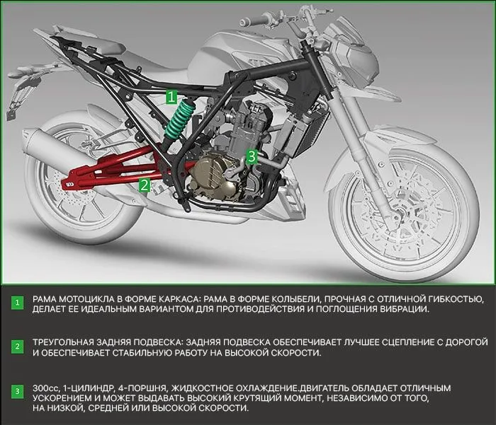 Особенности рамы мотоцикла Regulmoto T-Leopard (Senke) 250