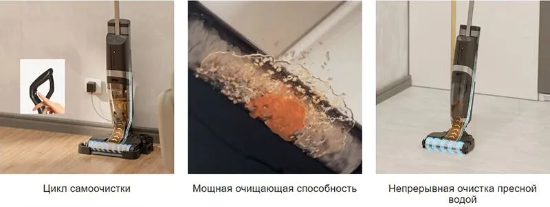 Моющий беспроводной пылесос Neatsvor T30