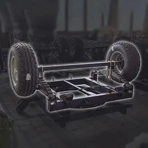 Поворотная тележка с блокировкой