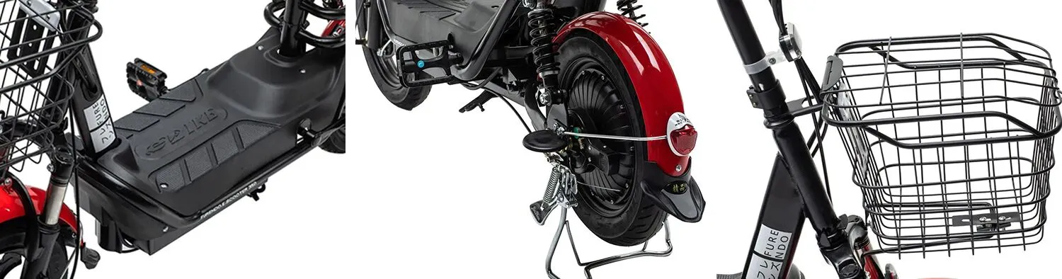 Электровелосипед Furendo E-Scooter 350 черныйкрасный 02.jpg