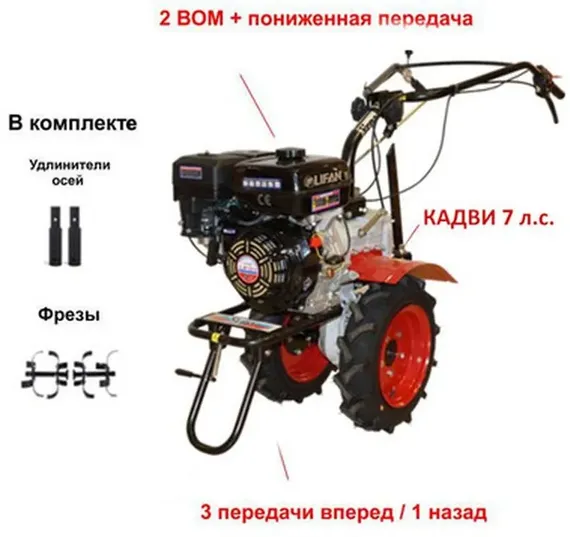 Мотоблоки Кадви Ока