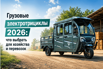 Грузовые электротрициклы 2026: что выбрать для хозяйства и перевозок