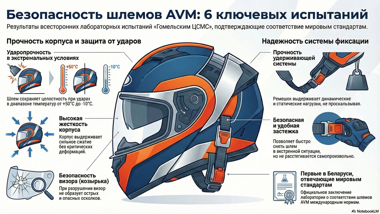 Испытания шлемов AVM