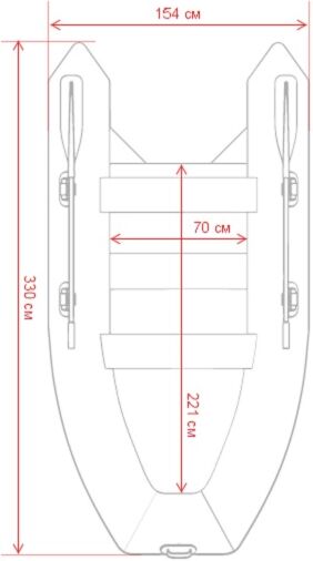 Надувная лодка GLADIATOR B330AL