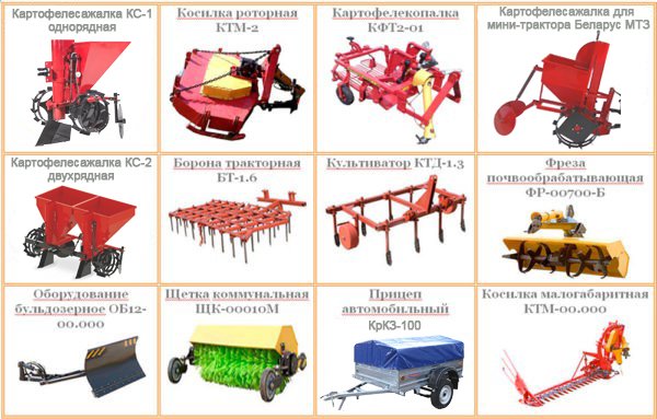 Купить Навесное Оборудование К Минитрактору Мтз Бу